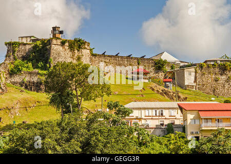 Vue du Fort George St George's, Grenade Banque D'Images