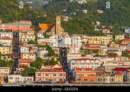 St George's de la mer Grenade Antilles Banque D'Images