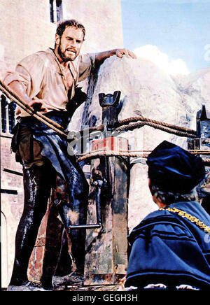 Michelangelo (Charlton Heston,l) *** légende locale *** 1965, l'agonie et l'Extase, l'Inferno, und Ekstase Banque D'Images