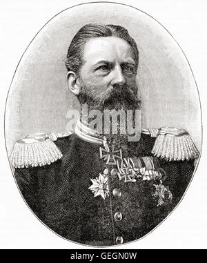 Frederick III, 1831 - 1888. L'empereur allemand et roi de Prusse pendant quatre-vingt-dix-neuf jours en 1888, l'année des trois empereurs. Banque D'Images