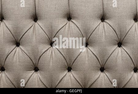 Tissu d'Ameublement Gris Gris Canapé Upholstery Banque D'Images