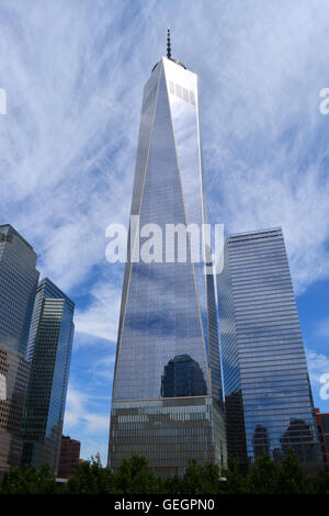 Une tour du World Trade Center. Banque D'Images