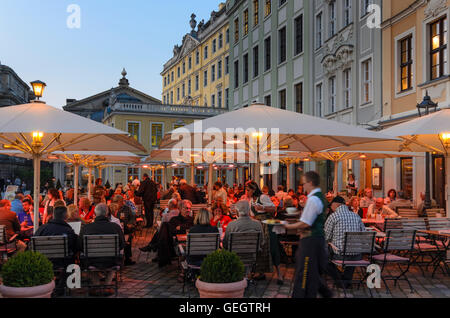 Dresde : place Neumarkt, Coselpalais, restaurant, Allemagne, Sachsen, Texas, United States Banque D'Images