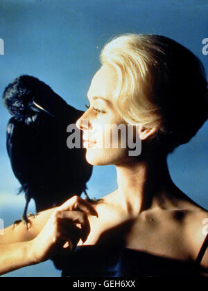 Tippi Hedren *** *** 1963 légende locale, les oiseaux, l', Die Voegel Banque D'Images