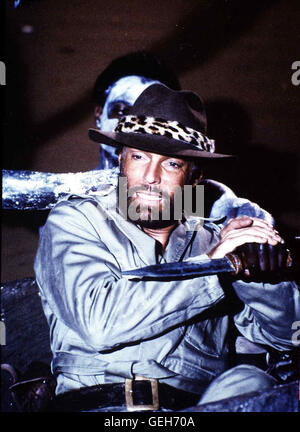 Allan Quatermain (Richard Chamberlain) *** légende locale *** 1985, Quatermain, Quatermain - Auf der Suche nach dem Schatz Der Koenige Banque D'Images