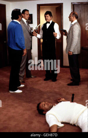 Charles Bronson (2vr) Paul Kersey (Charles Bronson,2vr) wird klar, dass sein ist ein Drogenkönig Gönner, dessen Konkurrenz er ausschalten soll. *** *** Légende locale 1987, Souhait mortel iv - Répression, Das Weisse Im Auge Banque D'Images