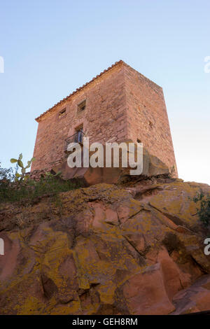 Villafamés rural villa à Castellon, région de Valence en Espagne Banque D'Images