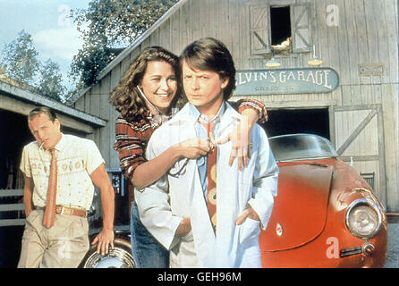 ?, Julie Warner, Michael J. Fox *** *** légende locale 1991, Doc Hollywood, Doc Hollywood Banque D'Images