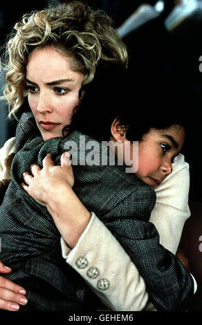 Gloria (Sharon Stone), Nicky (Jean-Luke Figueroa) *** légende locale *** 1976, , Gloria Banque D'Images