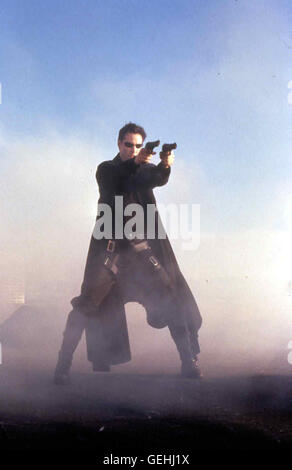 Neo (Keanu Reeves) *** légende locale *** 1999, matrice, la matrice, Banque D'Images