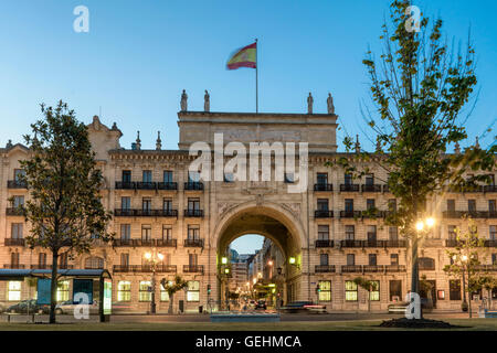 Banco de Santander, Santander, Cantabria, ESPAGNE Banque D'Images