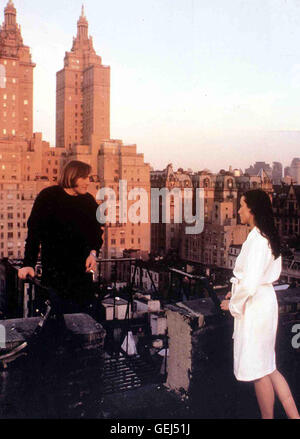 Gérard Depardieu, Andie MacDowell Einwanderungsbehoerde Ueberpruefung die als eine der Ehe ankuendigt, zieht George (Gerard Depardieu) bei Bonte (Andie MacDowell) ein. Nun heisst es sich schnell 'richtig kennenlernen'. *** *** 1990 légende locale, C Vert Banque D'Images