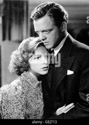 Judy Garland, Van Heflin Lily Mars (Judy Garland), John Thornway (Van Heflin) *** légende locale *** 1943, Présentation de Mars, Lily Lily Mars Buehne Fuer Frei Banque D'Images