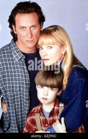 Jack Torrance (Steven Weber), Wendy (Rebecca de Mornay), Danny (Courtland Mead,vorn) *** légende locale *** 1997, Stephen King's The Shining, Stephen King's The Shining Banque D'Images