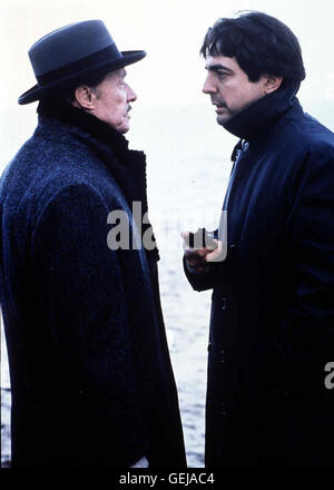 Gino (Don Ameche), Jerry (Joe Mantegna) *** légende locale *** 1988, les choses changent, les choses changent - Mehr als Verstand Glück Banque D'Images