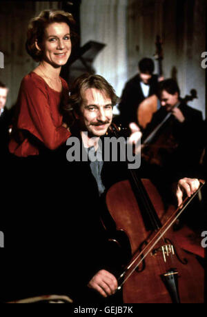 Juliet Stevenson, Alan Rickman Zum einen trauert Nina (Juliet Stevenson) Um Ihren ploetzlich gestorbenen Mann Jamie (Alan Rickman), den sie noch immer liebt und der Geist als eines Tages in Ihrem Appartment. auftaucht *** *** Légende locale 1991, vraiment, Ma Banque D'Images