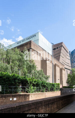 Galerie d'art Tate Modern, Bankside, Londres, UK Banque D'Images