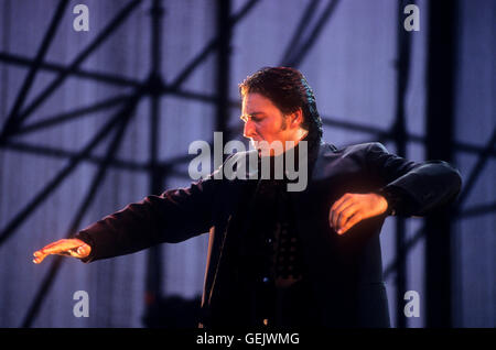 'El Pipa" (Antonio Ríos Fernández).Le Flamenco dancer.Municipal Auditorium.Séville, Andalousie, Espagne Banque D'Images