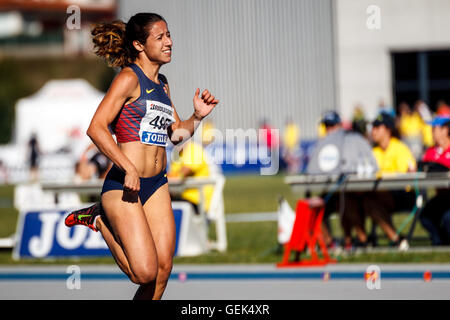 Gijon, Espagne. 24 juillet, 2016. Las Mestas, Gijon, Asturias, Espagne. Le 24 juillet 2016. 96e championnat d'athlétisme d'espagnol. Le premier jour. Credit : Alvaro Campo/Alamy Live News Banque D'Images