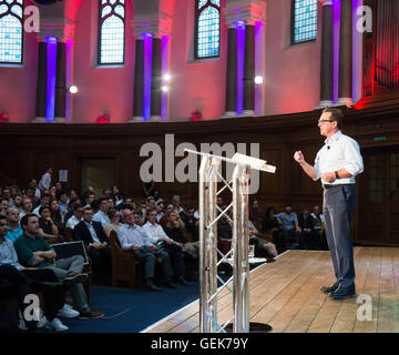 Londres, Royaume-Uni. 26 juillet, 2016. Direction du travail campagnes contender Owen Smith à Londres. Crédit : Michael Tubi/Alamy Live News Banque D'Images