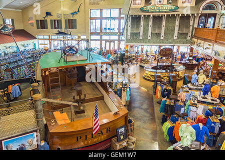 Florida Keys, Islamorada, World Wide Sportsman store, Pilar navire jumeau Ernest Hemingway's bateau de pêche du même nom Banque D'Images