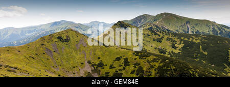 Vue panoramique sur Czerwone Wierchy dans les Tatras Occidentales Banque D'Images