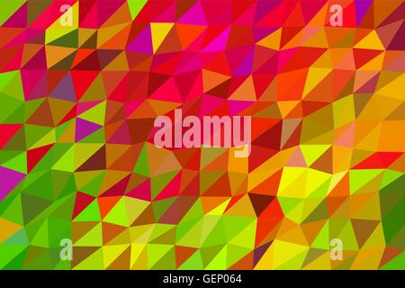 Automne résumé vecteur. Poly faible Résumé Contexte En automne des couleurs vives. Illustration de Vecteur