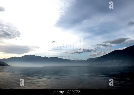 La Suisse, le Canton du Tessin, Bolle di Magadino Parc Naturel Banque D'Images