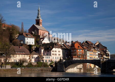 Géographie / voyage, Allemagne, Bade-Wurtemberg, Forêt Noire, Hochrhein, Waldshut district administratif, Brugg, Rhin, Banque D'Images