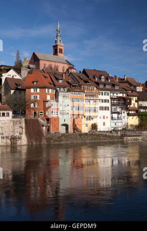 Géographie / voyage, Allemagne, Bade-Wurtemberg, Forêt Noire, Hochrhein, Waldshut district administratif, Brugg, Rhin, Banque D'Images