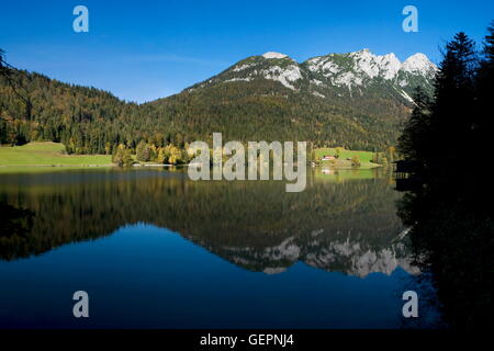 Géographie / voyage, Autriche, Tyrol, lac Hintersteiner (voir Hinterstein), Wilder Kaiser, de montagnes Kaisergebirge (Zettenkaiser Steeklamp), Zettenkaiser Scheffauer,,, Banque D'Images