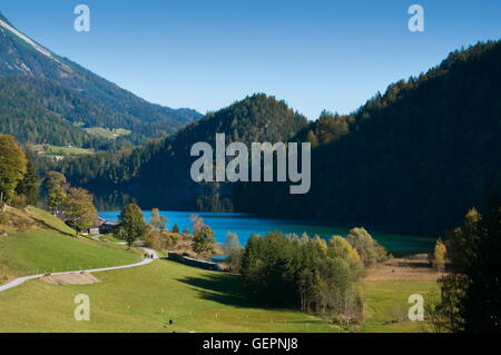 Géographie / voyage, Autriche, Tyrol, lac Hintersteiner (voir Hinterstein), Wilder Kaiser, de montagnes Kaisergebirge (), Banque D'Images