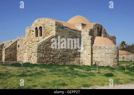 La Sardaigne, l'ancienne église de San Giovanni di Sinis Banque D'Images