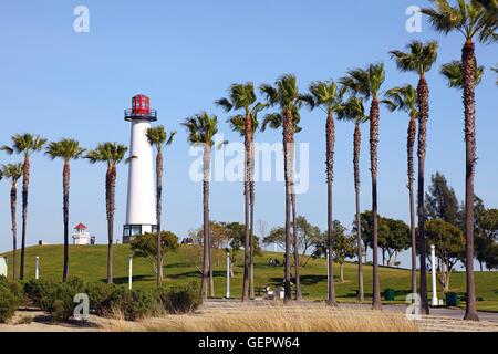 Géographie / voyages, USA, Californie, Phare pour la vue des Lions (2000), phare, Long Beach, Los Angeles, Banque D'Images