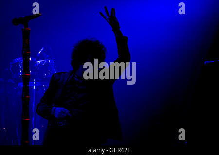 Madrid, Espagne. 26 juillet, 2016. Le chanteur-compositeur espagnol Enrique Bunbury, 48 ans, photographiée lors de son concert au Teatro Real de Madrid. © Jorge Sanz/Pacific Press/Alamy Live News Banque D'Images