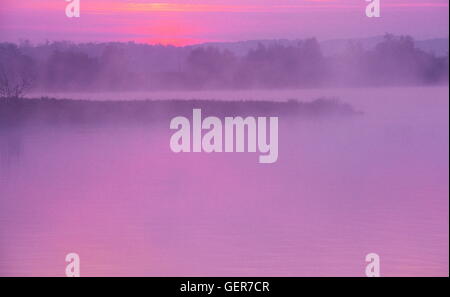 Géographie / voyage, Autriche, Burgenland, Rauchwart, lever du soleil à réservoir, Banque D'Images
