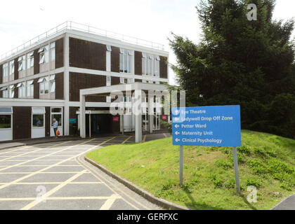 Unité Ladywell North Devon District Hospital avec Caroline Thorpe Ward pour enfants Soins spéciaux Unité bébé SCBU Maternité Banque D'Images