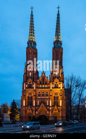 Varsovie, Pologne, la cathédrale de Saint Michel et de saint Florian à Prague Banque D'Images