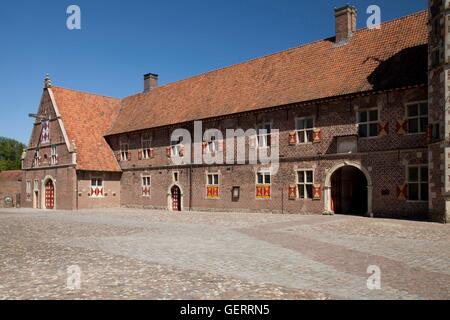 Géographie / billet, l'Allemagne, en Rhénanie du Nord-Westphalie, Munsterland, réserve naturelle 'Hohe Mark', Pforzheim, château à douves, Bailey, Banque D'Images