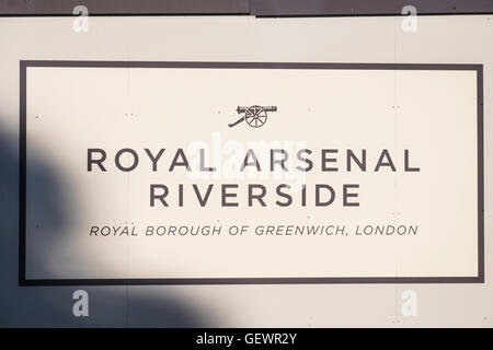L'Arsenal royal de Woolwich, Riverside, Londres, Angleterre, Royaume-Uni Banque D'Images