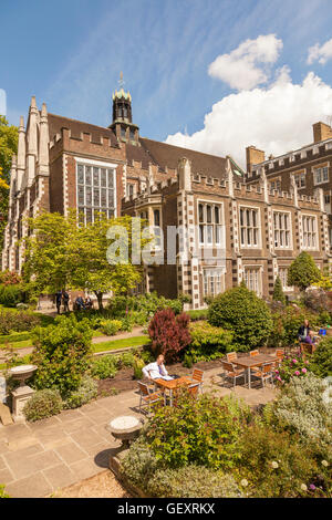 Middle Temple Hall and Gardens à Londres. Banque D'Images