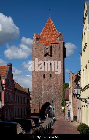 Géographie / voyage, Allemagne, Schleswig-Holstein, Barth, porte de ville, Dammtor, Banque D'Images