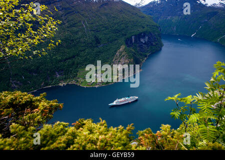 Fjord de Geiranger Banque D'Images