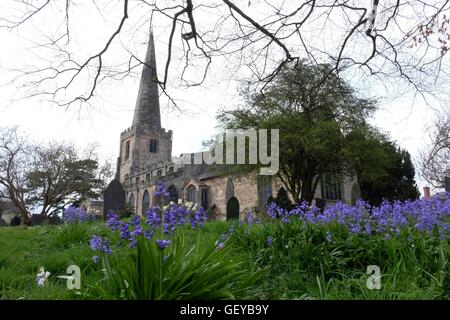 All Saints' Church, Sawley, Derbyshire, Grade l, Banque D'Images