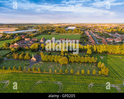 Photo aérienne de Sizewell et Nessebar. Le Suffolk. UK Banque D'Images