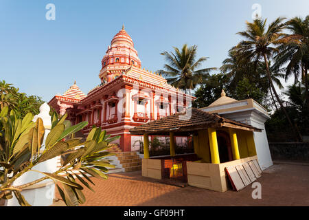 Temple hindou inde goa Banque D'Images