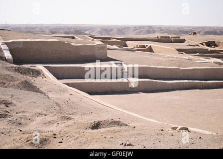 Cahuachi centre cérémoniel de la civilisation Nazca Banque D'Images