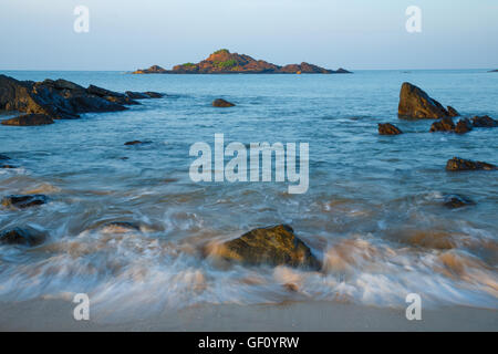 Om Beach (Gokarna, Inde) Banque D'Images