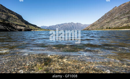 Lake Hawea, Nouvelle-Zélande Banque D'Images