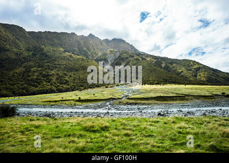 Rob Roy trail, Nouvelle-Zélande Banque D'Images